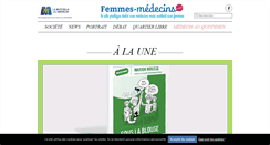 Desktop Screenshot of femmes-medecins.com